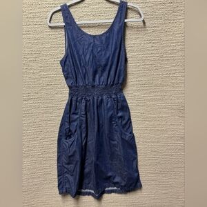GAP 1969 Tie Back Sleeveless Cutout   dress L
